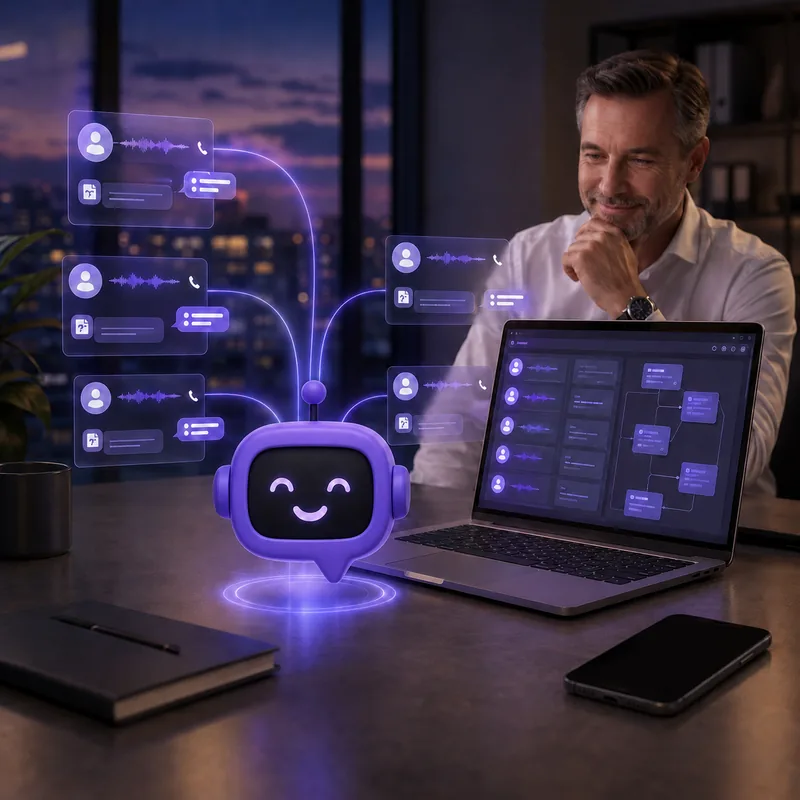 Talkturo AI phone employee in action — Answers and qualifies in your brand voice