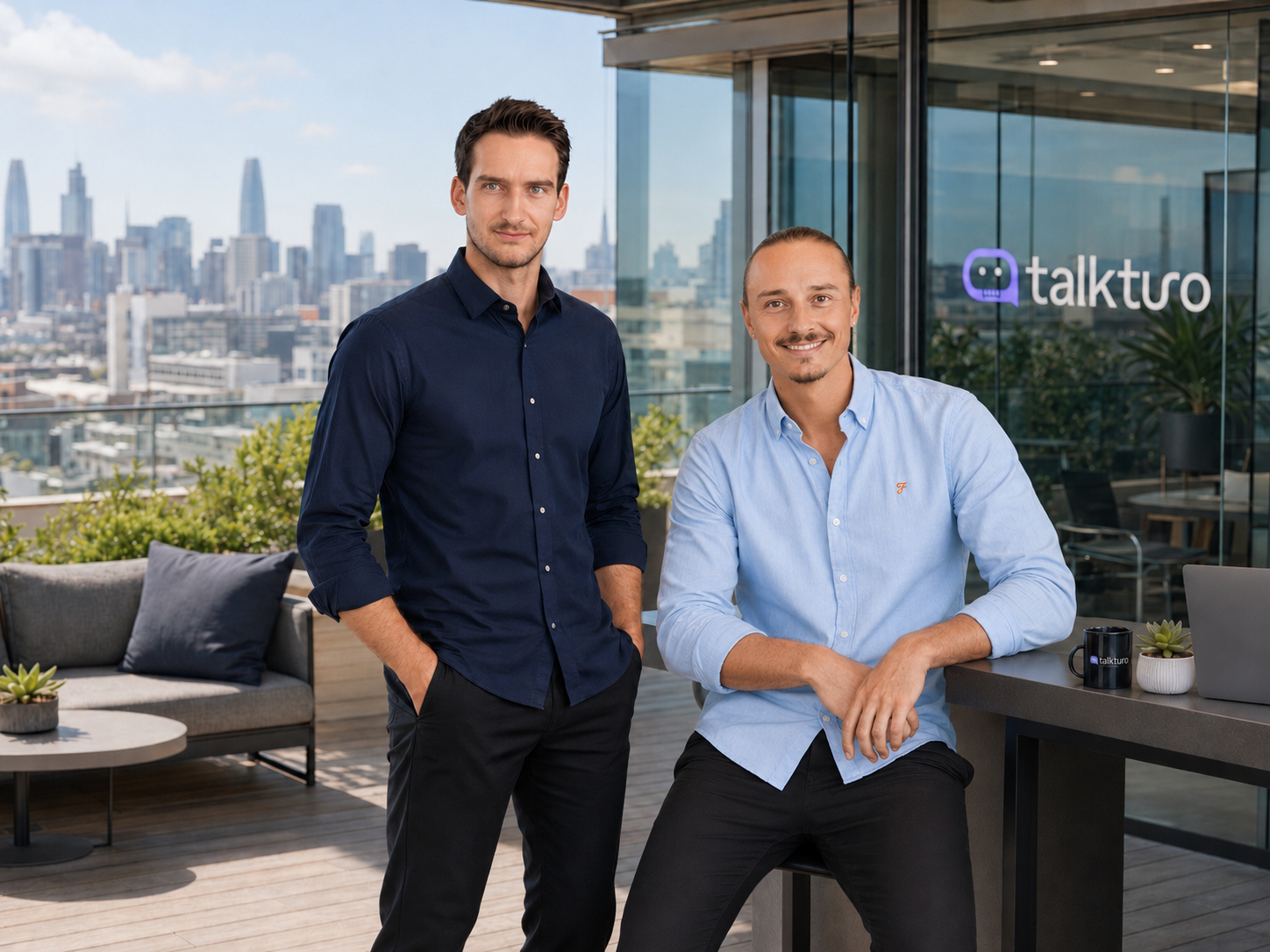 Robert Pries und Christoph Black – Co-Founder von Talkturo